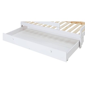 Moderne Witte Stijl Kids Slaapkamer Meubels Kinderen Stapelbed Frame Met Opslag Huis Meubelen Huis Woonkamer Aangepaste Paneel - Product Image 3