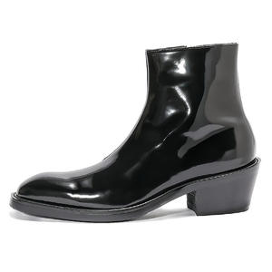 Botas Chelsea de Cuero Retro con Amortiguación Suave para Hombre, Ideales para Eventos Temáticos Vintage y Uso en la Oficina - Product Image 2