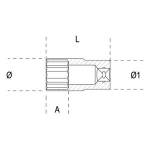 เบต้า3/8 ''สอง-HEX ยาวซ็อกเก็ต (หลายแพ็ค) - Product Image 2