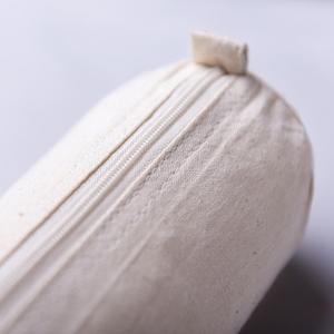 Light weight Round Natural Cotton Pouch Easy to Carry in Bags and <b>Backpacks</b>.round zipper pouch with Your Design Logo Bag - Product Image 4