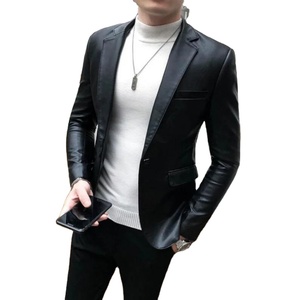 Nouvel arrivage en gros d'usine de veste Letterman en cachemire gaufré avec logo avant personnalisé - Product Image 3