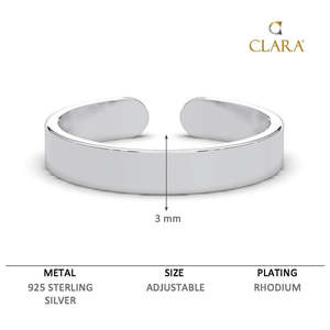 Anillos de Plata de Ley 925 de Primera Calidad para Mujer, Diseño Geométrico con Estilo Romántico, Chapado en Rodio con Incrustaciones de Circonio - Product Image 6