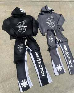 Qualité supérieure Meilleure vente Hommes Hiver Décontracté Écologique 100% Coton Respirant Survêtements Couleur Unie Confortable - Product Image 1