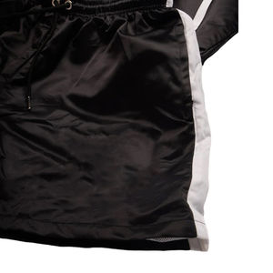 Streetwear d'été personnalisé deux pièces grande taille Ensemble veste coupe-vent courte Couleur contrastée en nylon et polyester deux tons - Product Image 4