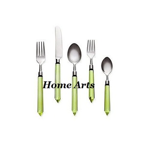 Ensemble de couverts en acier inoxydable de qualité supérieure avec manche en résine, dernier design, couleur argentée, ensemble de couverts en Inde - Product Image 5