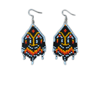 Pendientes de Halloween con Cuentas de Semillas Bordadas, Fabricantes Indios, Pendientes de Halloween Modernos, Pendientes de Halloween con Cuentas de Semillas de Primera Calidad - Product Image 2