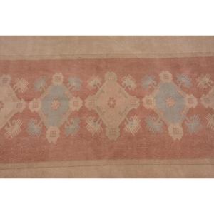 6.2x9.1 ft Rug, Turkish Vintage Rug, <b>Brown</b> Abstract Rug - Product Image 5
