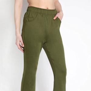 <b>Women's</b> Mid Waist Winter Knit Pants with Warm Soft Pocket Flat Front Style <b>Leggings</b> - Product Image 3