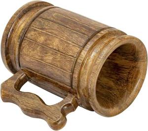 Taza de madera ecológica artesanal ArtisanVibe con diseño clásico para senderismo-Regalo artístico - Product Image 1