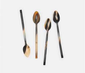 Cuchara de ensalada de cuerno de búfalo para tamaño personalizado precio barato color de cuerno natural con embalaje personalizado - Product Image 6