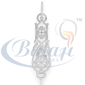 Barandilla Decorativa Moderna sin Marco para Balcón, de Hierro Fundido, Moldeado en Arena, Acabado Super Shot Blast, Resistente al Óxido, 5 Años de Garantía - Product Image 1