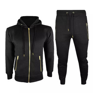 Vêtements de sport pour hommes en gros, en coton 100 % uni, avec cordon de serrage, logo personnalisé OEM, expédition prête, vêtements d'entraînement sportif - Product Image 1