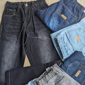 กางเกงยีนส์ขาตรงสำหรับปาร์ตี้เทรนด์สตรีทกางเกงยีนส์ขาตรงสำหรับงานปาร์ตี้สามารถซักได้ตามต้องการ100% - Product Image 5