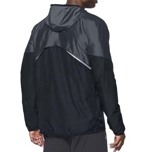 Vêtements en gros, veste softshell décontractée imperméable personnalisée pour homme, veste coupe-vent unie, pas cher, Chine, noir, rouge, OEM, poches, spandex - Product Image 5