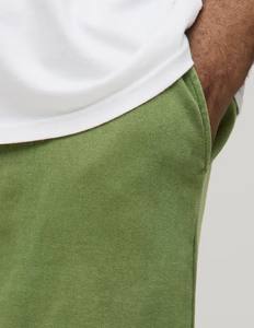 Pantalones cortos de algodón para hombre, pantalones cortos de gimnasio, pantalones casuales para correr, pantalones de cintura elástica, pantalones cortos de Hip Hop para hombre con bolsillos laterales, Color sólido - Product Image 3