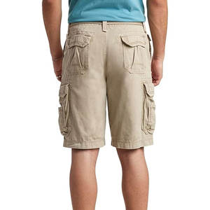 Pantalones cortos de senderismo multibolsillos informales transpirables de secado rápido Unisex con estilo para hombres deportes de verano patrón de tela de algodón 100% algodón - Product Image 4