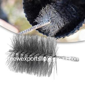 Chimney <b>Brush</b> Cleaning <b>Brush</b> <b>Round</b> Steel Wire Fireplace Flue Pipe Rust - Product Image 2