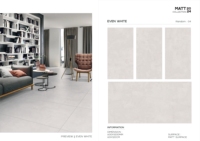 Même les carreaux gris chambre à coucher porcelaine mat anti-dérapant résistant à l'usure 600x1200 Guangdong finement sculpté carreaux de sol émaillés