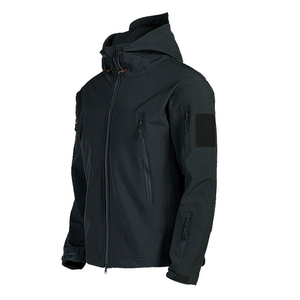 Veste d'extérieur pour homme, veste imperméable en softshell à capuche, randonnée, camping, manteau d'hiver, coupe-vent en polaire - Product Image 3