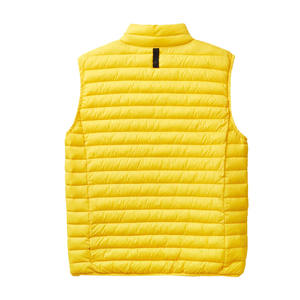2023 hiver arrivée unisexe sans manches bouffantes Gilets jaune matelassé rembourré toile tissu dernière Sportar vente internationale - Product Image 5