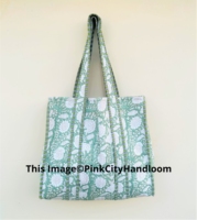 Bolsos de hombro de algodón estampados a mano para mujer, organizador de viaje personalizado a la moda con atractivo de verano e invierno