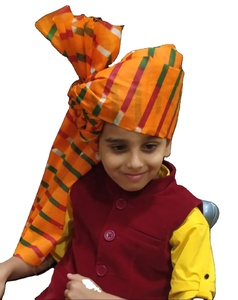 Turban en coton royal du Rajasthan Barati Safa pour hommes et femmes, chapeaux Feta pour les fêtes - Product Image 1
