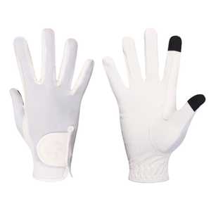 Gants d'équitation professionnels pour une utilisation équestre avec tissu souple et souple et paume à forte adhérence pour une manipulation sûre - Product Image 2