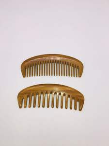 PERFORMANCE MEJOR viaje portátil estilo chino hecho a mano sándalo pintado tallado peine de madera - Product Image 5