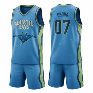 Uniforme de basket-ball personnalisé noir 100% polyester respirant à séchage rapide sans manches unisexe adulte designs américains - Product Image 5