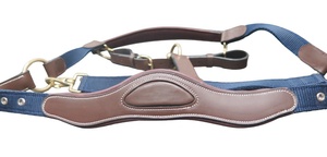 Têtière anatomique pour cheval en cuir souple, accessoires équestres - Product Image 2