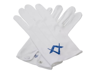 Guantes Masónicos para Iglesia de Alta Calidad, 100% Algodón, Estilo Suave y Elegante, Material Duradero, Guantes, Manoplas - Product Image 3