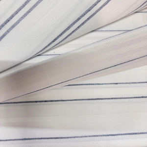 Structure Patta 58 Mélange de polyester tissé teint en fil 58 Tissu de chemise en poly coton pour garçons et filles Costumes de vêtements d'extérieur - Product Image 1