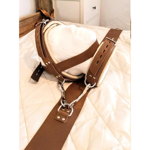 Arnés y Collar de Cuero Genuino para Reposacabezas. - Product Image 3