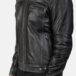 Premium Men's Leather <b>Jacket</b> Wholesale High Quality Custom Made Durable Stylish Outerwear Premium Quality Men's Leather <b>Jacket</b> - Product Image 5