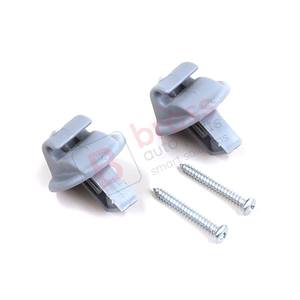 BCF5010 2 Pièces Clip Pare-Soleil Gris pour Megane Scenic Laguna Twingo Modus Espace Vel Satis Trafic Kangoo - Product Image 1