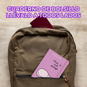 Quaderno Compatto Rosa Stile Kawaii con 75 Fogli a Righe, Blocchi per Appunti - Product Image 6