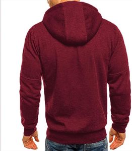 Sudadera con capucha súper suave con cremallera para hombre, sudadera de invierno con bolsillos con cremallera segura, logotipo personalizable, sudaderas con capucha atléticas cálidas de lana, varios tamaños - Product Image 4