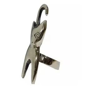 Soporte de anillo de servilleta de Metal único de alta calidad, soporte de vela Menorah de fundición de aluminio para decoración de mesa de fiesta de boda - Product Image 2