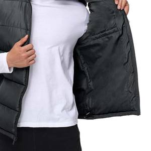 Chaleco Personalizado para Hombre, Abrigado y Cómodo para Invierno, Sin Mangas, con Logotipo en la Parte Delantera de Lona, Cuello Alto, Talla Grande - Product Image 3