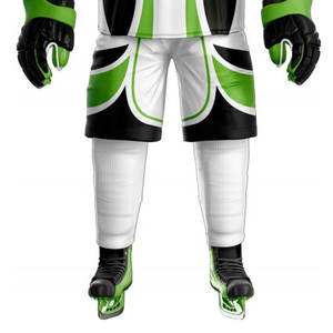 Service OEM professionnel, ensemble d'uniformes de hockey sur glace, logo personnalisé, impression par sublimation, 100% polyester, séchage rapide, respirant, couleur personnalisée - Product Image 5