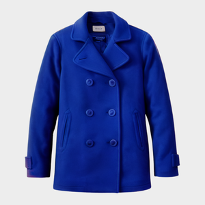 Abrigo de plumón cruzado para hombre con diseño reversible de lana Tejido de punto grueso Características de reparación impermeables - Product Image 4