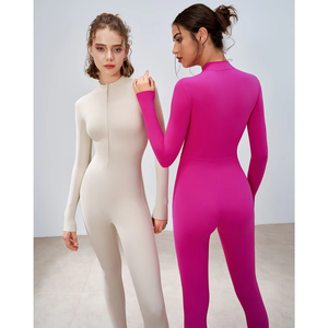 ชุดจัมพ์สูทสำหรับผู้หญิงชุดออกกำลังกายแบบชิ้นเดียวชุดเล่นกีฬาชุดเล่นฟิตเนสเต้นเล่นยิม - Product Image 6