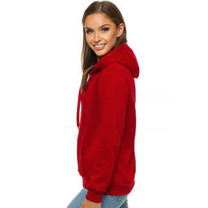 Sudaderas con capucha hechas a medida Ropa informal Bolsillos de canguro Fleece Algodón Mujeres Sudadera con capucha - Product Image 5