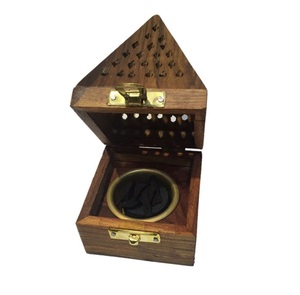 ชุดเตาเผาเครื่องหอมบาคูร์แบบอาหรับ ขนาดสั่งทำได้ ทำจากไม้ คุณภาพเยี่ยม ผลิตในอินเดีย ขายดีที่สุด - Product Image 3