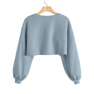 Camiseta corta de manga larga para mujer, camisa de manga corta, colores especiales, diseño de logotipo personalizado, talla grande, colección de invierno - Product Image 6