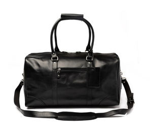 กระเป๋าทรงดัฟเฟิลกระเป๋าหนังวินเทจพับได้ความจุขนาดใหญ่ใช้ได้ทั้งชายและหญิงกระเป๋าเดินทางแบบมีซิปเป็นมิตรกับสิ่งแวดล้อม - Product Image 3