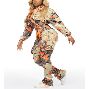 Conjunto Deportivo para Mujer, Chándal con Inserciones de Malla, Suave, Cómodo y Transpirable para Entrenamiento, Correr, Fitness - Product Image 3