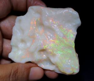 Pièce de 340 carats opale australienne naturelle, cabochon brut opale australienne Coober Pedy opale brute pierre précieuse en vrac - Product Image 4