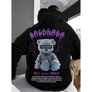 Suéter de Punto Estándar de un Solo Color para Hombre, Otoño/Invierno, Informal, KW MODA, KWDM01-279, Hecho en China - Product Image 1