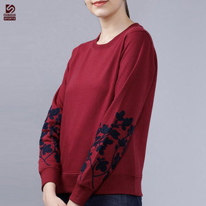 Sweat-shirt d'hiver pour femme de haute qualité, séchage rapide, manches longues, col rond, 100 % coton, tissu toile, logo avant, élégant, best-seller - Product Image 3